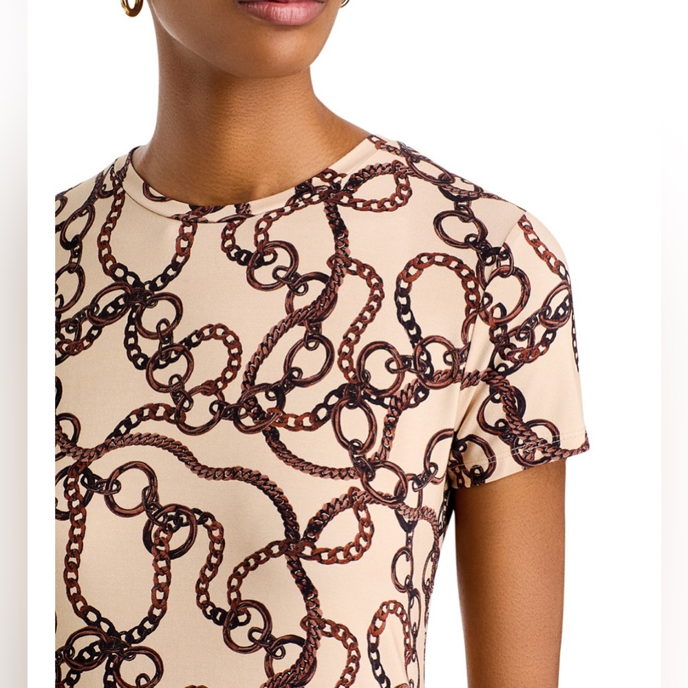 L’agence Ressi Chain Print Shirt - XS - New With Tags